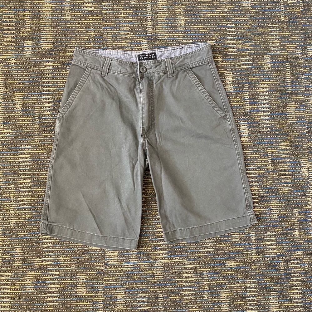 Men’s Dark Green Cargo Shorts